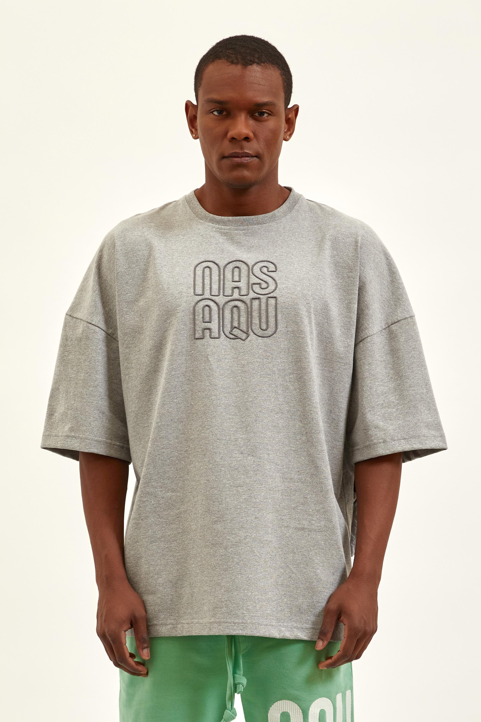 NSQ Loose Fit Core T-shirt - Grey Chrome – NASAQU