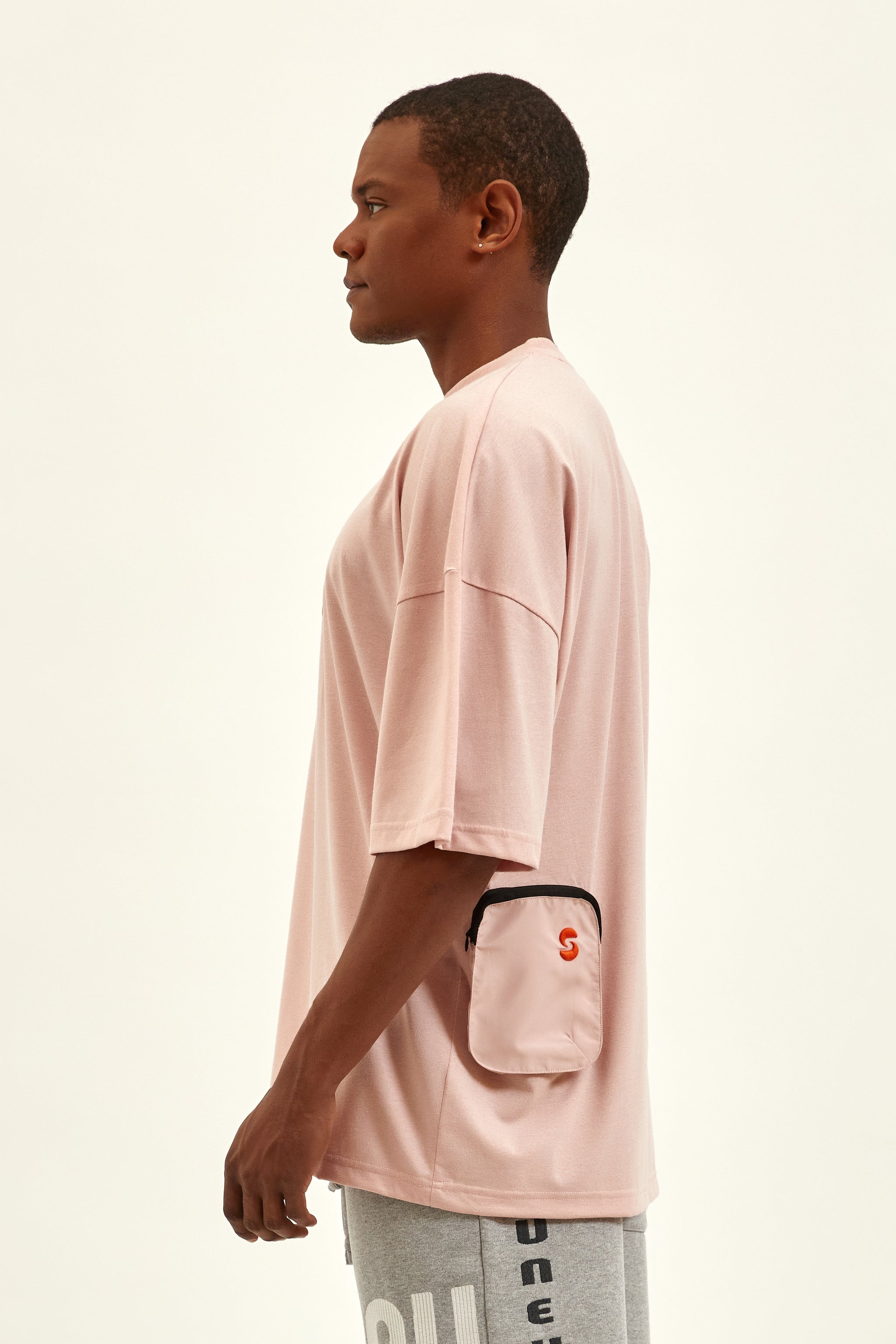 ナゴンスタンス　washable cotton loose t-shirt nagonstans(ナゴンスタンス)｜woven combi t-shirt/Salt の通販